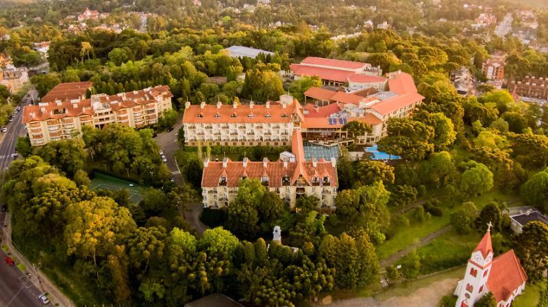 Wish Serrano Resort Gramado Zewnętrze zdjęcie Aerial view of the hotel